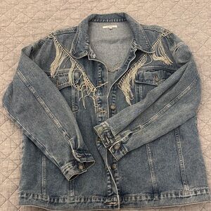 Embellished Blue Jean Jacket